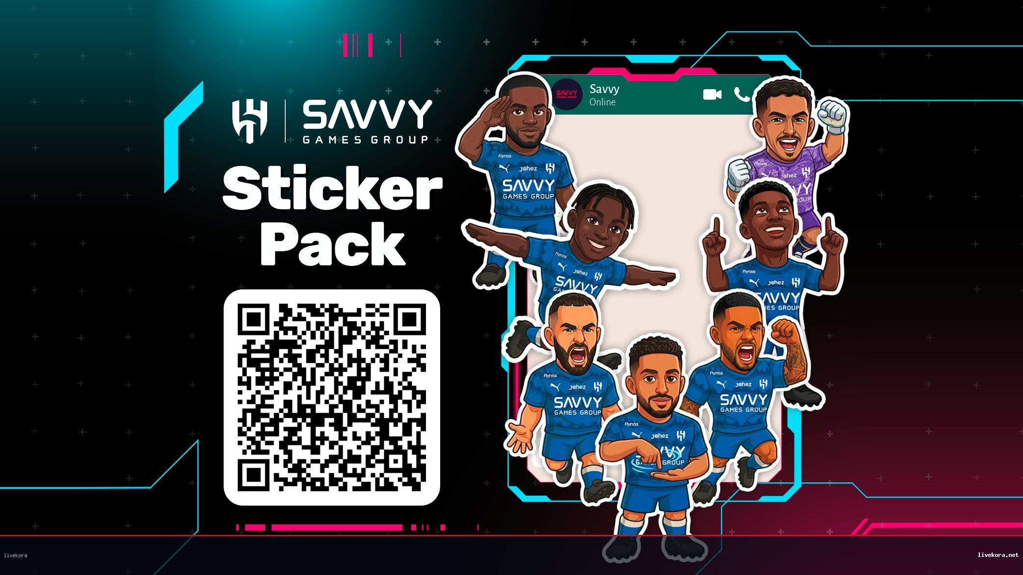الهلال يبتكر في التواصل الجماهيري ويطلق ملصقات رقمية لنجومه على واتس آب