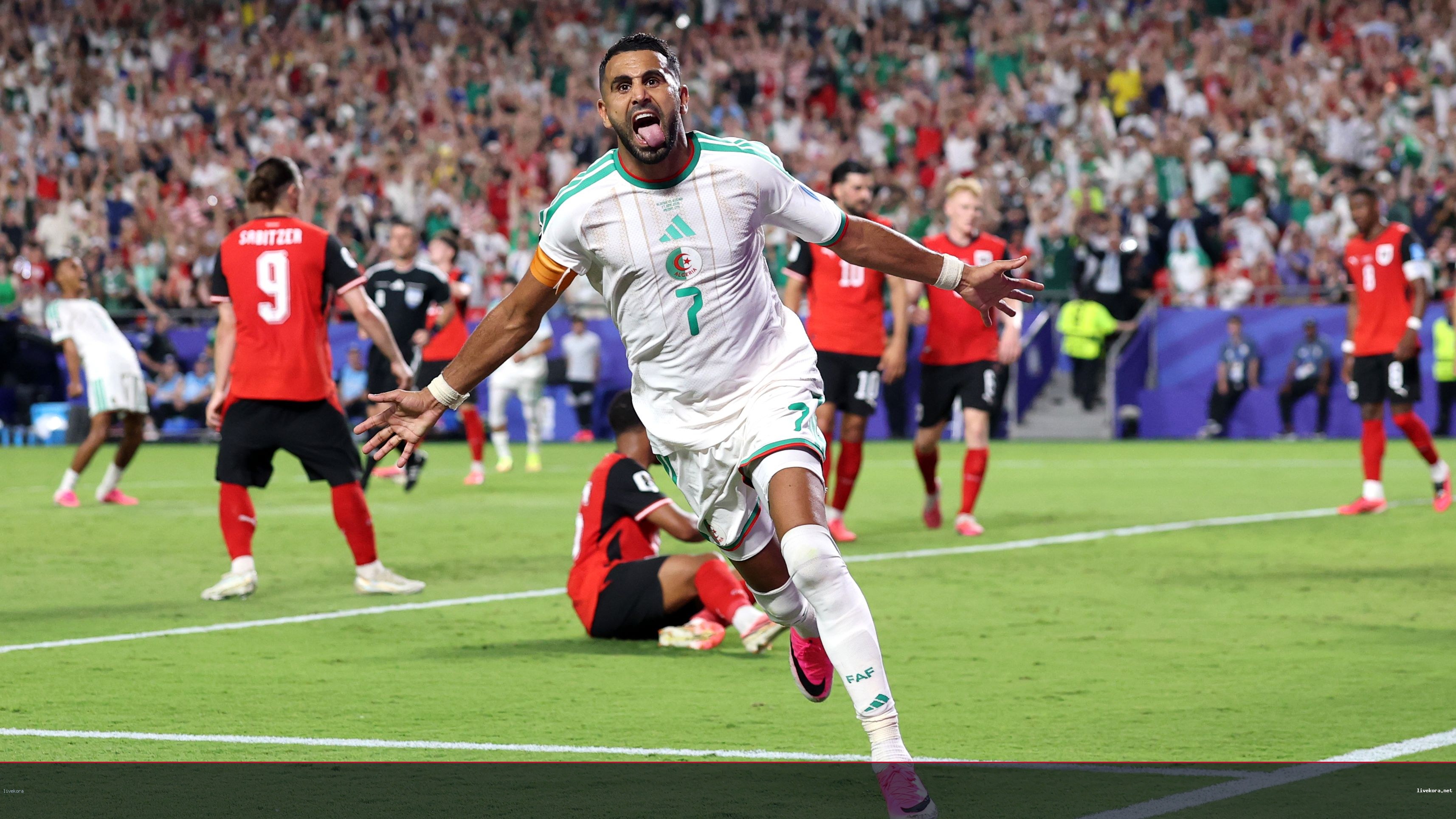 محرز يحيي آمال الجزائر بتعادل مثير أمام النمسا