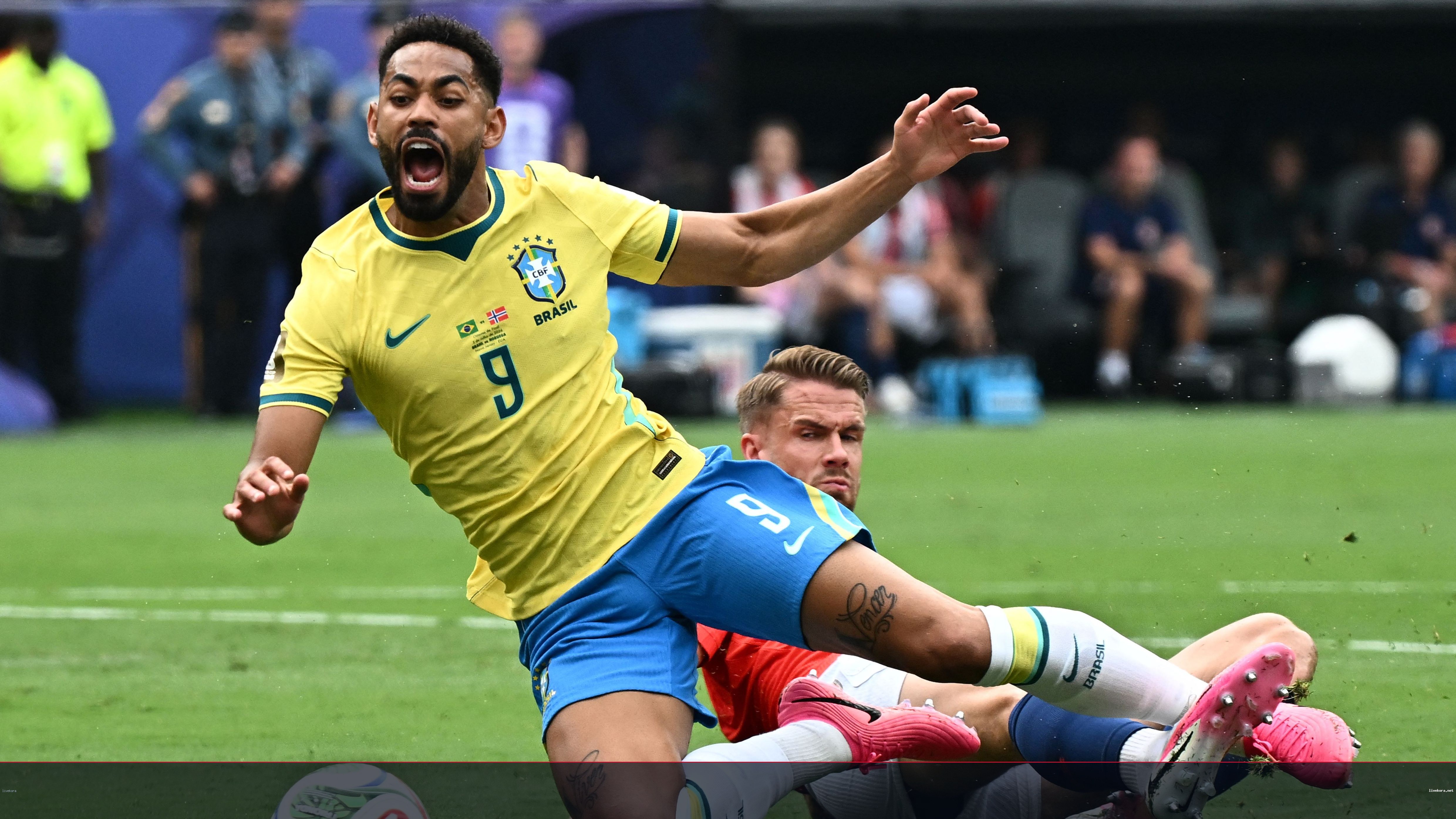 خروج البرازيل من المونديال بسبب خطأ تحكيمي فادح