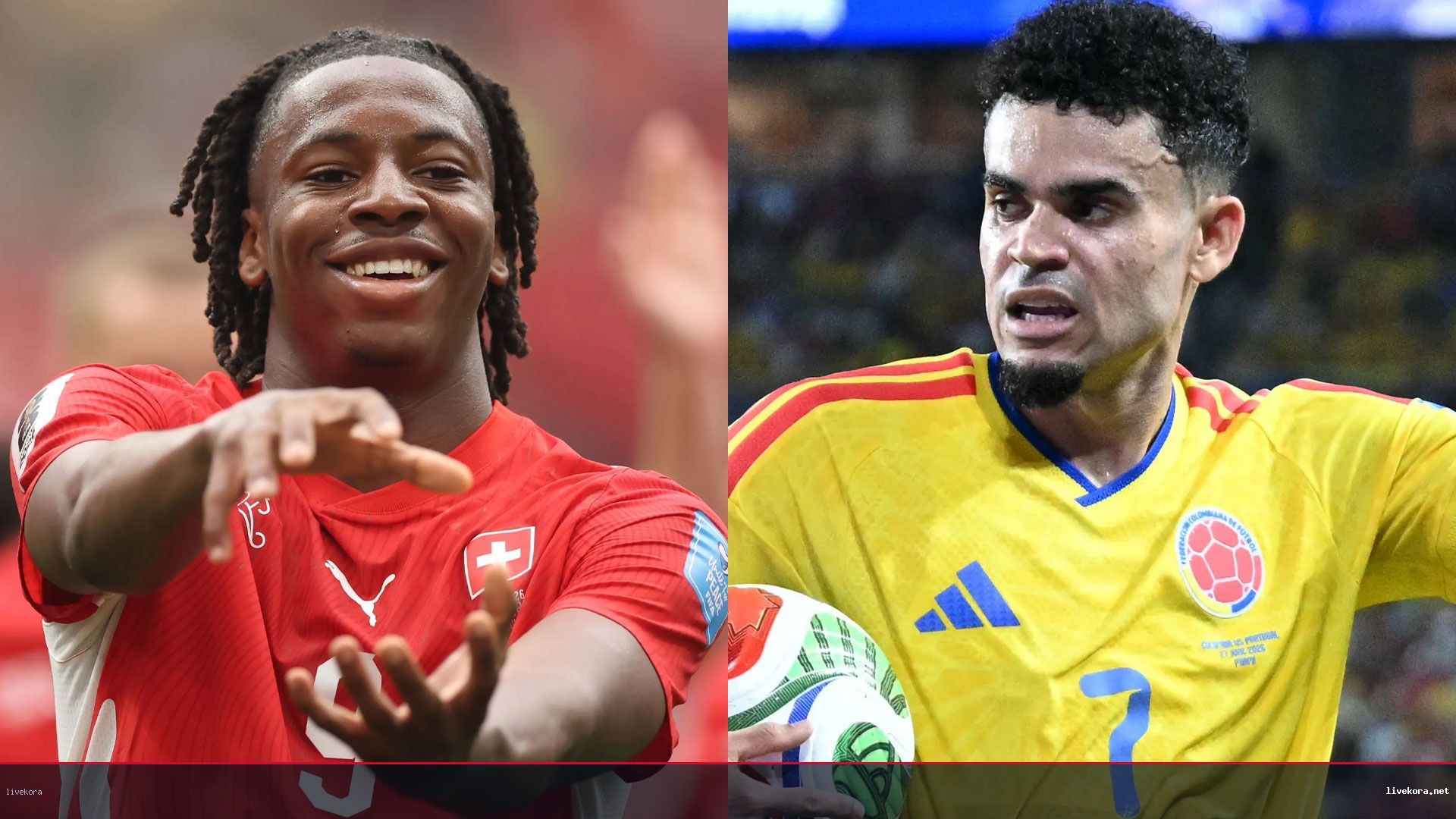 موعد وقنوات بث سويسرا وكولومبيا في دور الـ16 من مونديال 2026