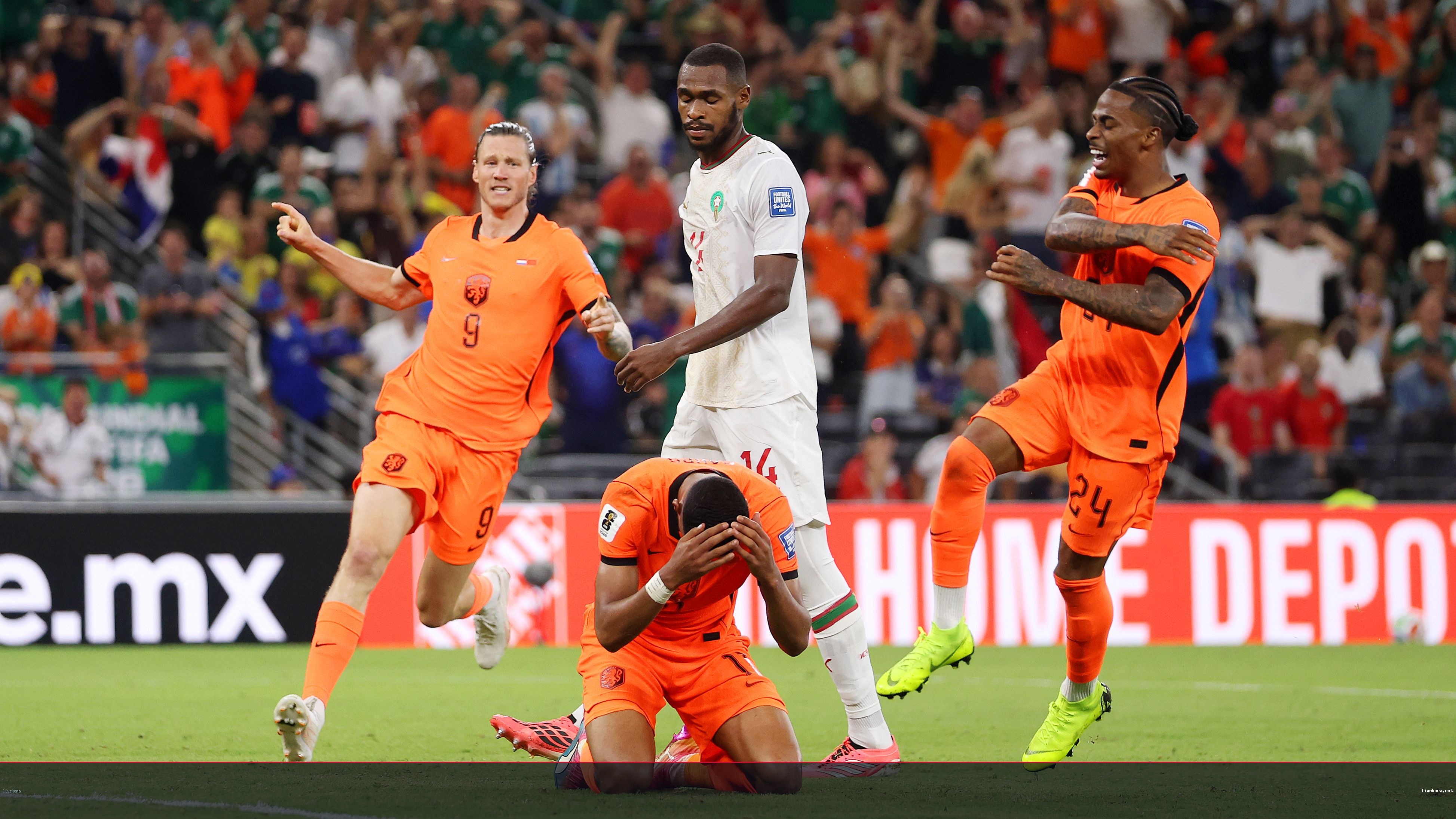 دموع جاكبو ترافق هدفه أمام المغرب بكأس العالم