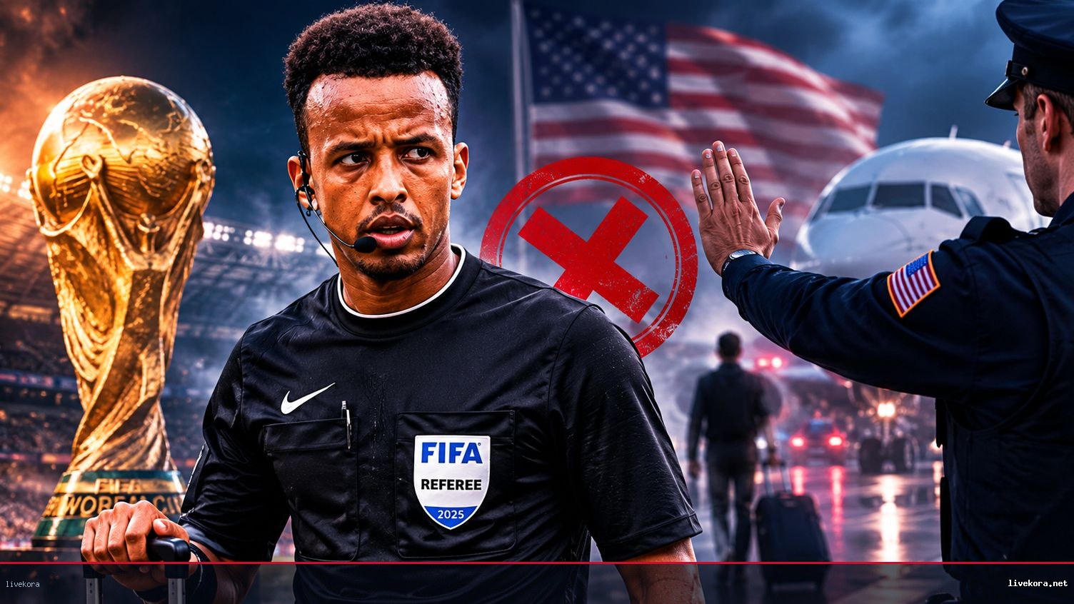 حلم المونديال يتبخر للحكم الصومالي أرتان