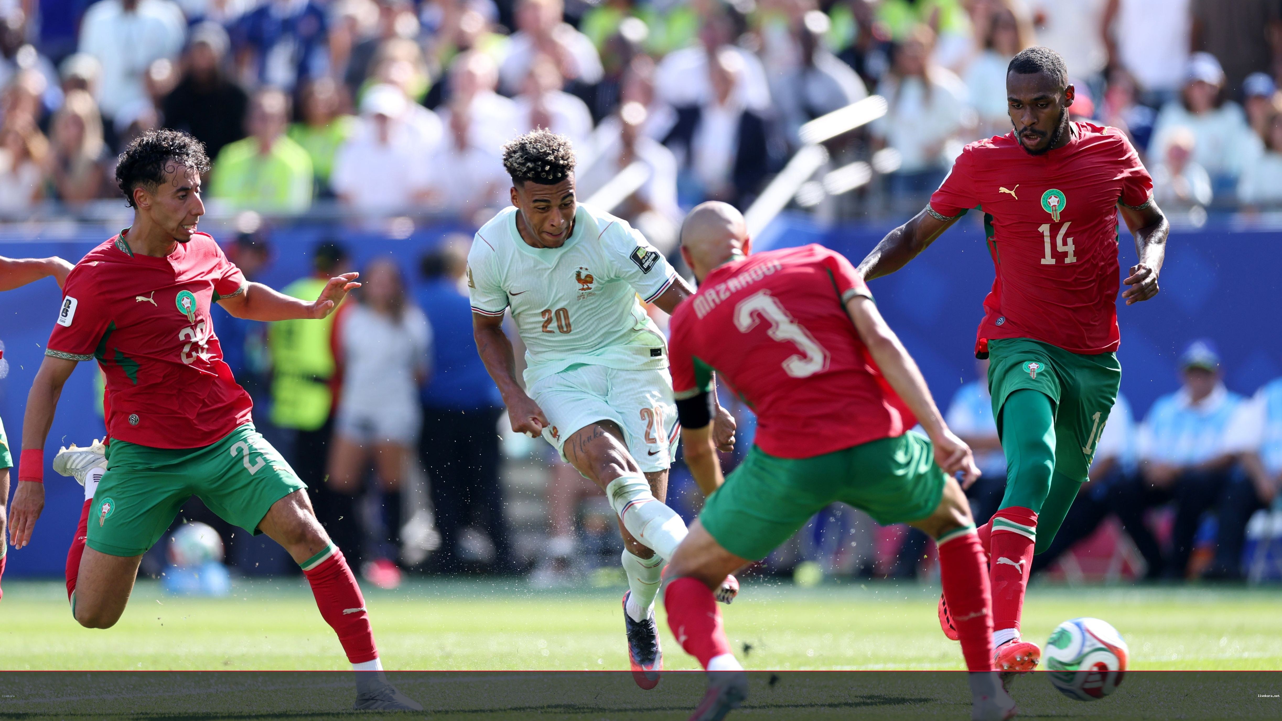 أرقام مخيبة للمغرب أمام فرنسا في ربع نهائي المونديال